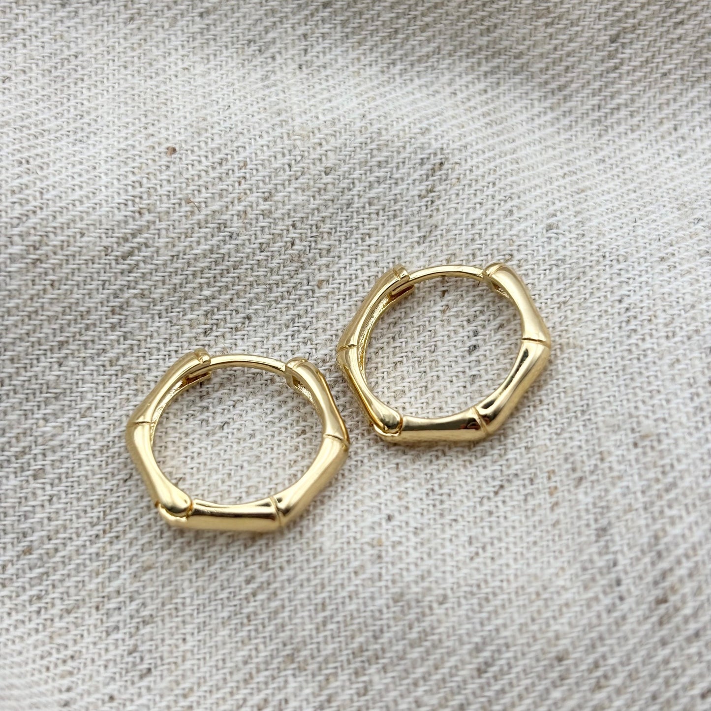 Bali Bamboo Hoops